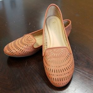 RESTRICTED Cutout Brown Loafer / Flats
